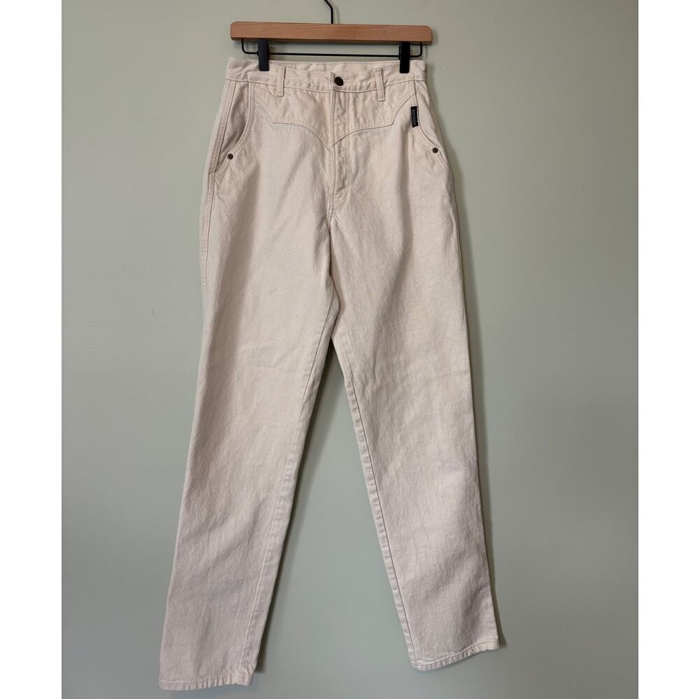 Rocky Mountain Vintage Off White High Rise Jeans  11/12 (28) Retro Cowgirl